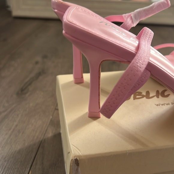 NWT Public Desire Cherry pink heels - Picture 5 of 5